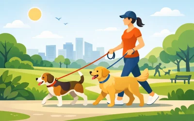 Daily Dog Walking Service for Happier Dogs